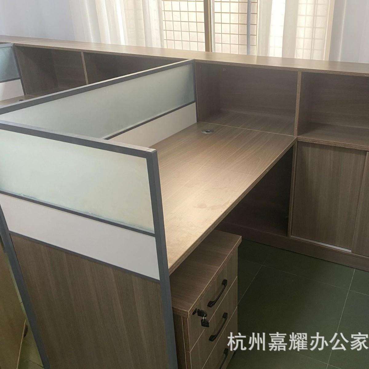 杭州办公家具厂家直销简约办公桌椅组合财务桌隔断工位办公桌