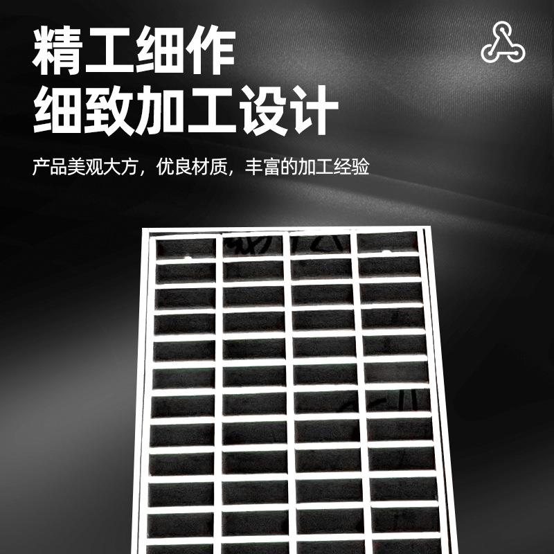 不锈钢格栅网雨水沟盖板平台排水用盖板耐腐蚀耐磨损厂家直批
