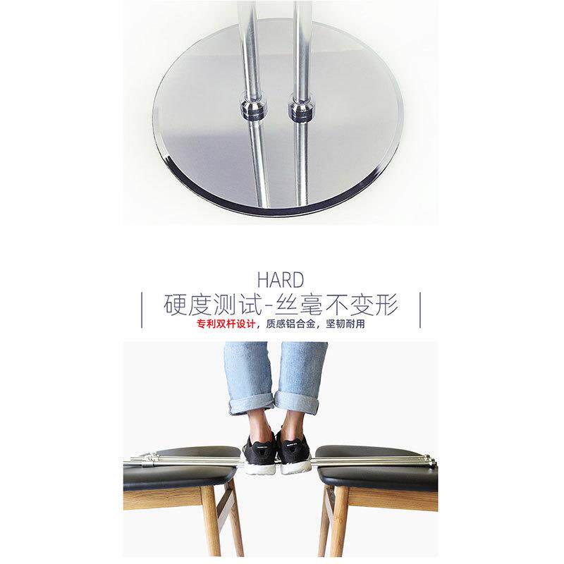 双杆导向牌落地展示架a4指示牌商场水牌广告牌A3铝合金立牌可移动