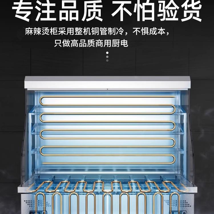 麻辣烫展示柜冷藏冷冻冰柜商用保鲜柜串串设备风幕柜点菜柜