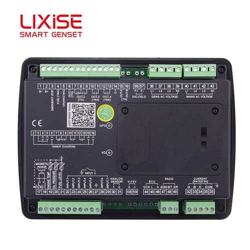 LIXiSE LXC6120N AMF柴油发电机组控制器液晶自动启动控制器