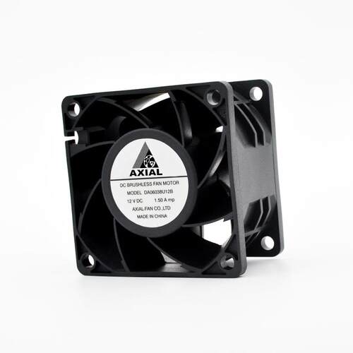 Axial12v24v6038直流防水散热风扇可替Nidec60x60x38mm双滚珠风扇