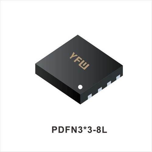 中低压MOS管 YFW40N016NF PDFN3*3 封装印字YFW 40N016NF YFW/