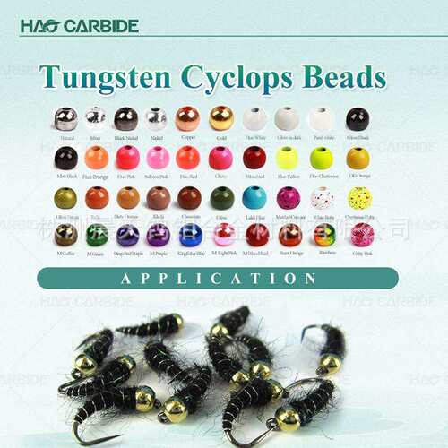 星空色通孔/开槽/偏心飞蝇钓钨豆tungsten beads钨合金仿生饵渔坠