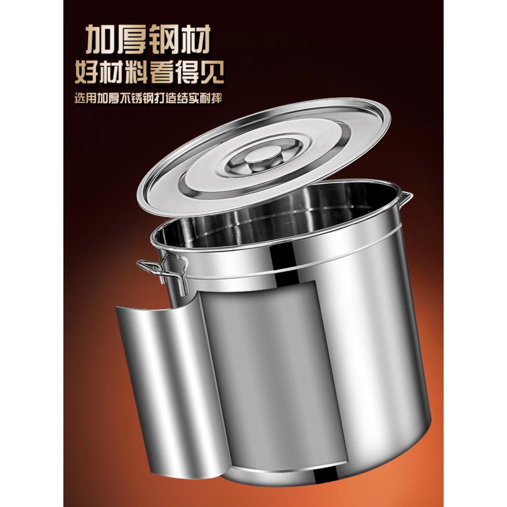 不锈钢桶水桶带龙头加厚饮水桶带盖茶水桶商用开水桶凉茶桶水龙z^