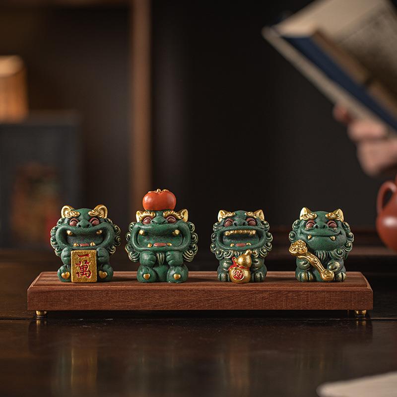 中国风创意祝福吉祥物可爱情绪稳定万事如意摆件送朋友同事纪念品