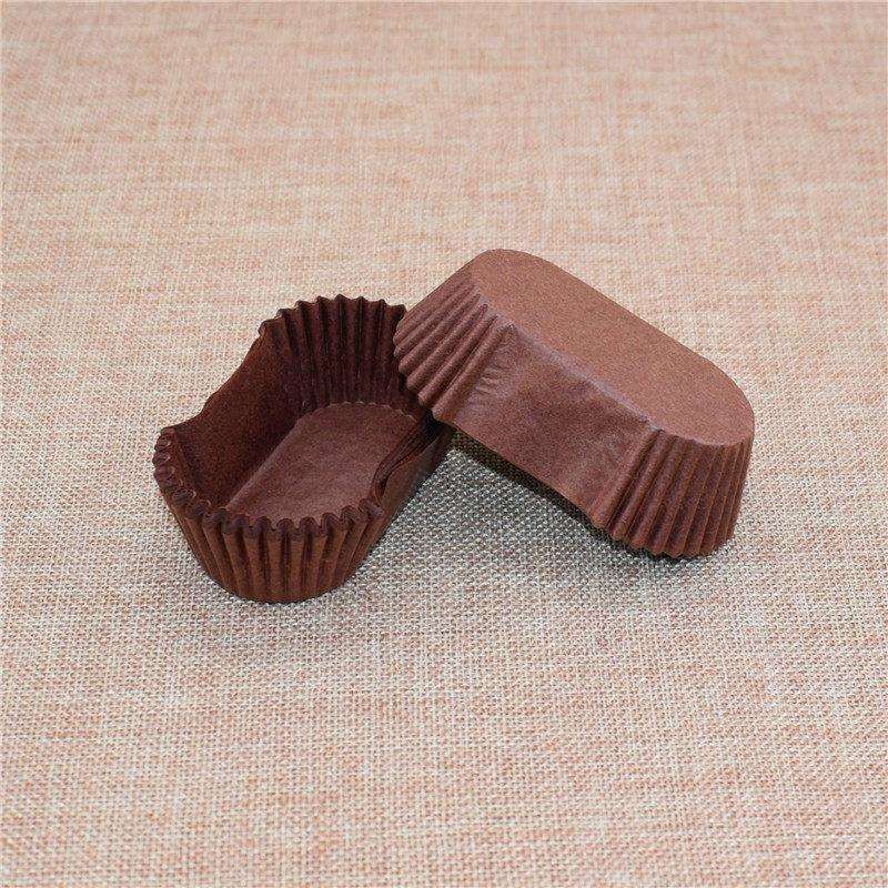 工厂直供椭圆形白色磨杯 食品厂专用烘焙拔丝蛋糕纸杯纸托