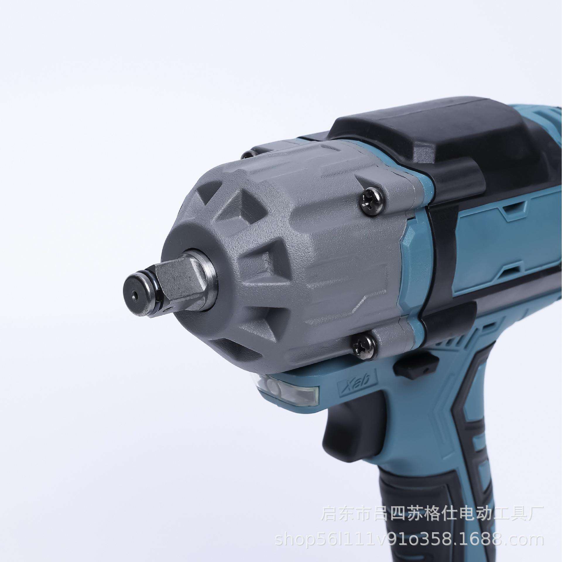 *工厂直销大扭力电动扳手工业级无刷锂电冲击扳手充电螺丝起子