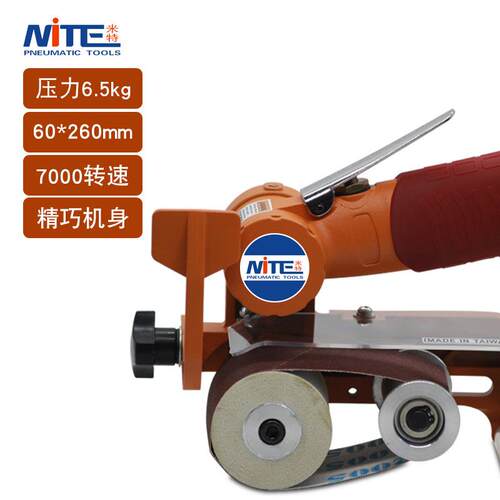 米特NT-39360A气动拉丝机砂带机环带研磨机打磨机砂纸机60*260mm