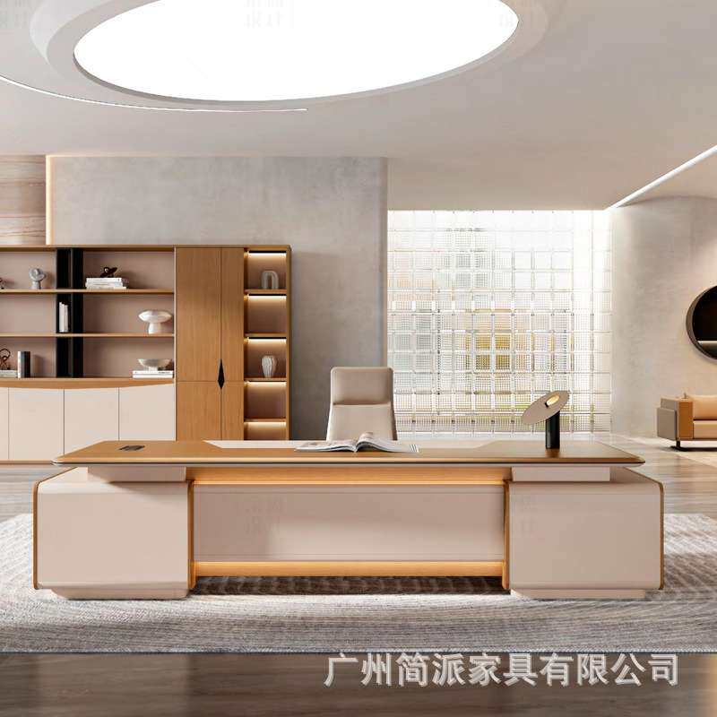 办公桌老板桌总裁桌经理主管桌officefurniture广东班台厂家大板