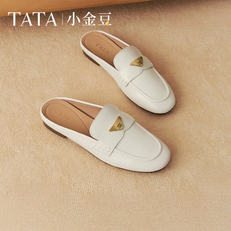 TATA他她夏季商场新同款穆勒鞋女图片