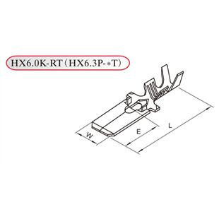 红星HX6.0K 车用连接器 卷 亮锡 竖带 21T 6.0N 21RT 连绕端子