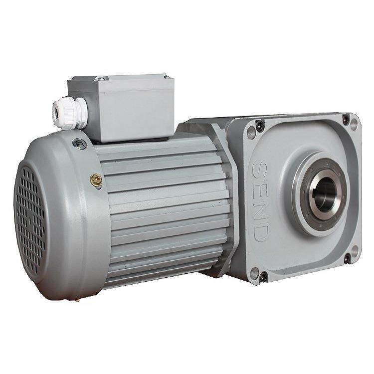 格瓦25W~1100W山藤减速机马达 GTR款直角轴H系列底脚安装调速电机
