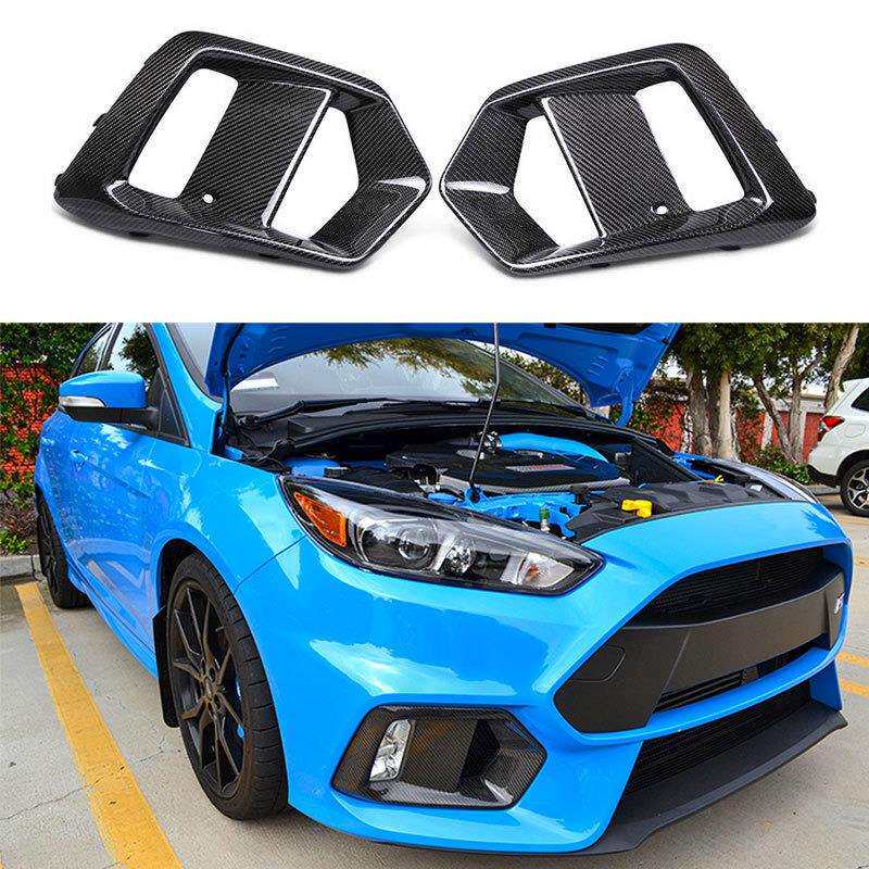 适用福克斯Focus RS MK3 MK3.5 12-18款雾灯罩保险杠前雾灯框格栅