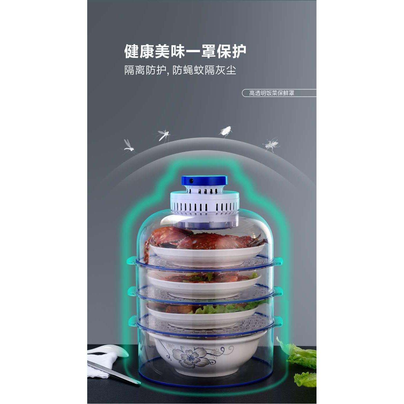 冷暖菜罩两用 夏天制冷保鲜 冬天加热保温 高透明可视图片