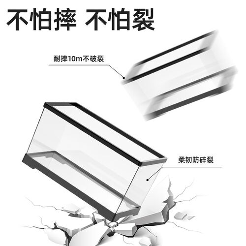 适合家养的乌龟缸懒人养龟专用饲养箱造景带晒台底部排水生态龟缸