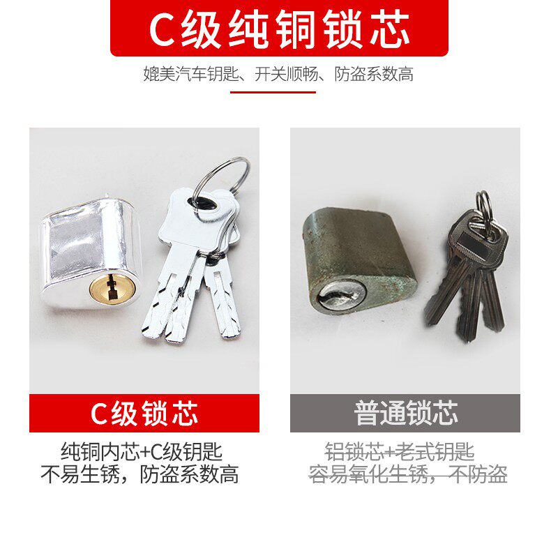 A07防火门锁全套钥匙防盗锁把手不晃动消防门锁通用型欧标品质