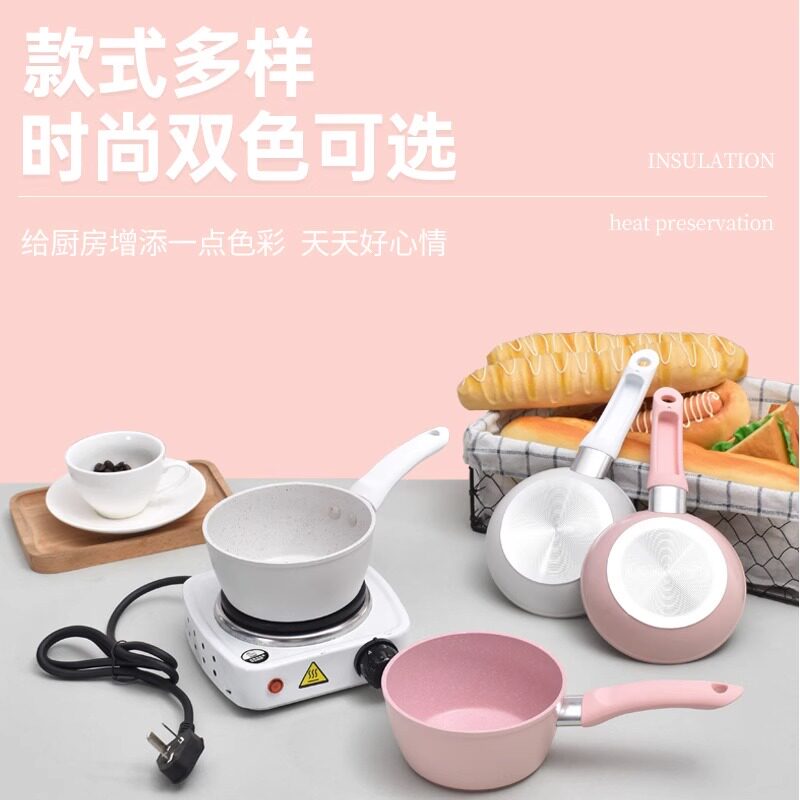 迷你小厨房三件套儿童迷你煎蛋锅煎煮小锅平底锅小孩做饭厨具真实