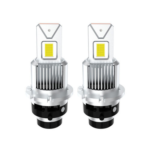替换原车HID带风扇6500K 35W直插款一体式D4 LED D2 D1 D3led大灯