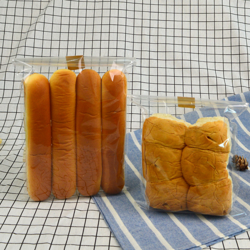 面包袋 齐口透明吐司饼干袋点心糖果蛋糕袋子800个烘焙食品包装