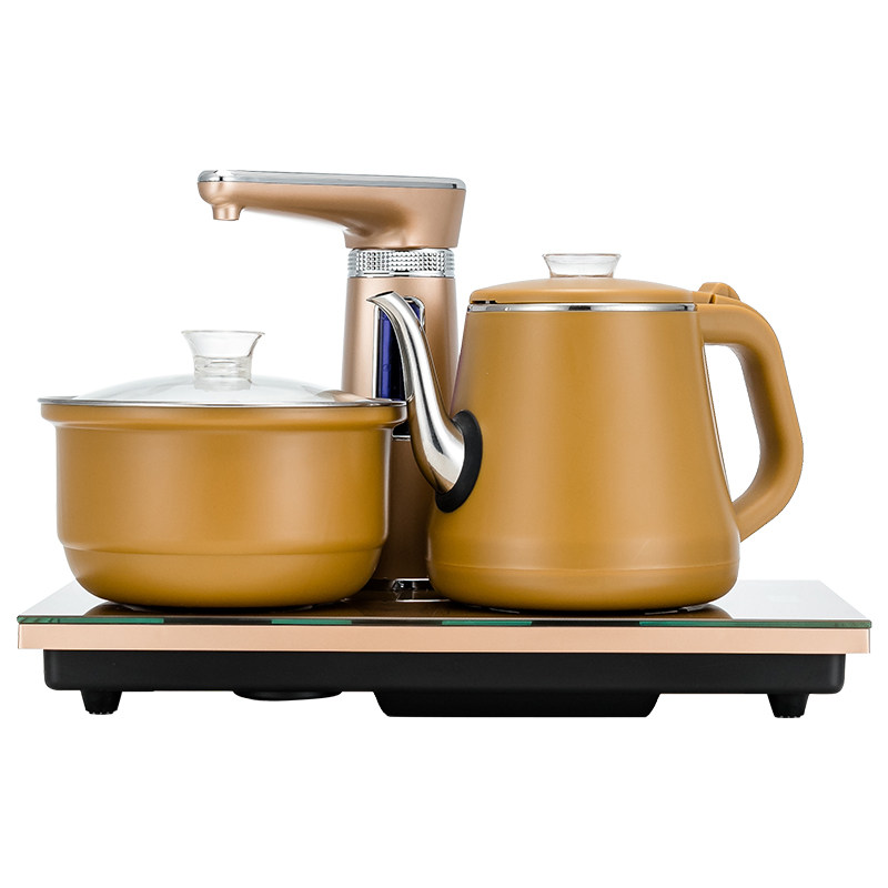 全自动上水电热烧水泡茶壶防烫茶具茶盘套装家用茶台抽水电磁茶炉