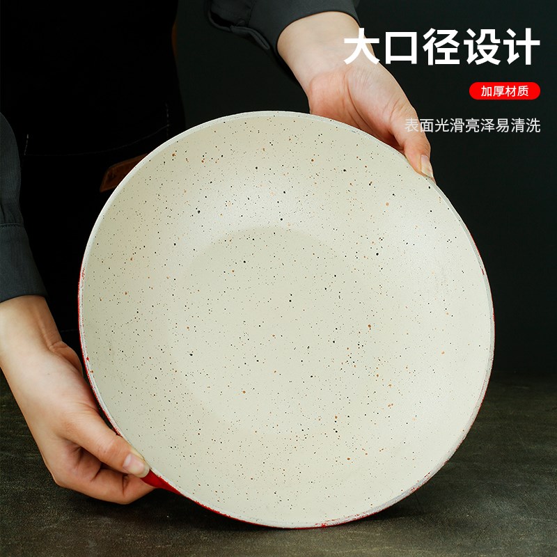商用铝合金干锅菜品保温炉圆形不粘水煮鱼盘牛蛙锅酒精加热炉座