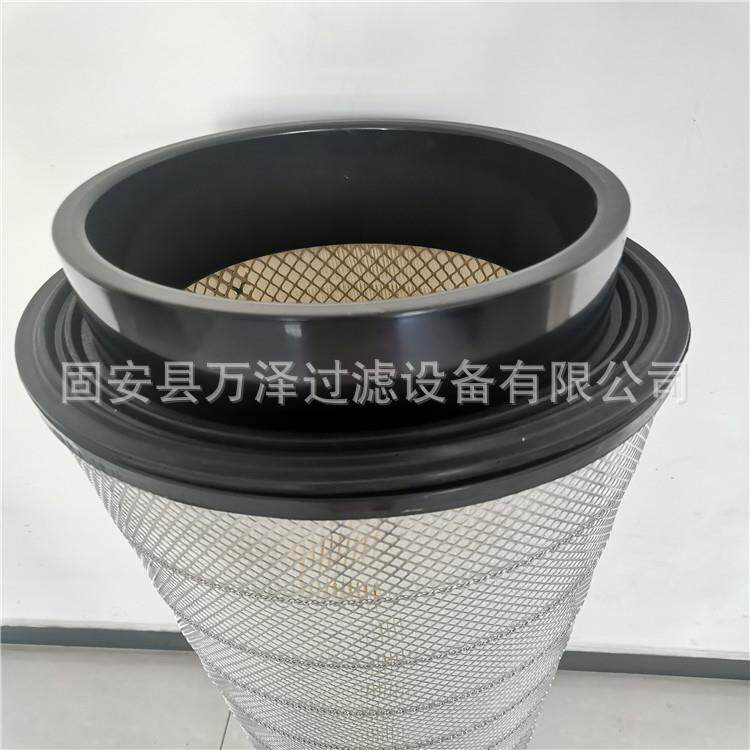 万泽供应钢铁高炉引风机除尘滤筒厂家 集尘除尘滤芯 定滤筒