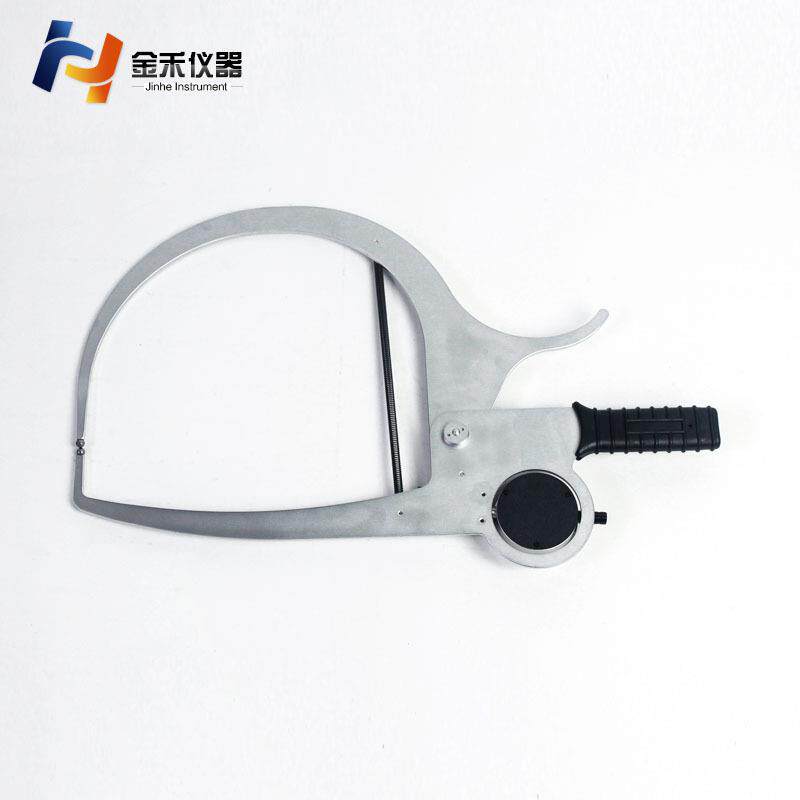 带表测厚仪外卡规高精度大量程卡钳壁厚勺型卡规0-50mm爪长250mm