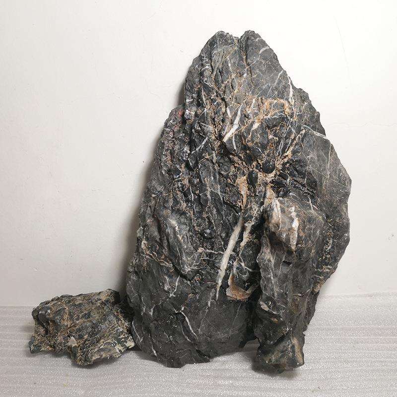 酸洗青龙石造景石景观石小块酸洗草缸造景观天然石青石