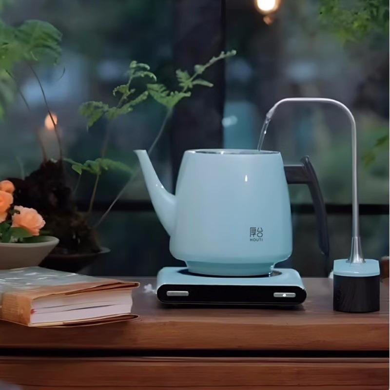 厚台家用抽水器 不锈钢水管磨砂触板方便快捷茶道电动出水器