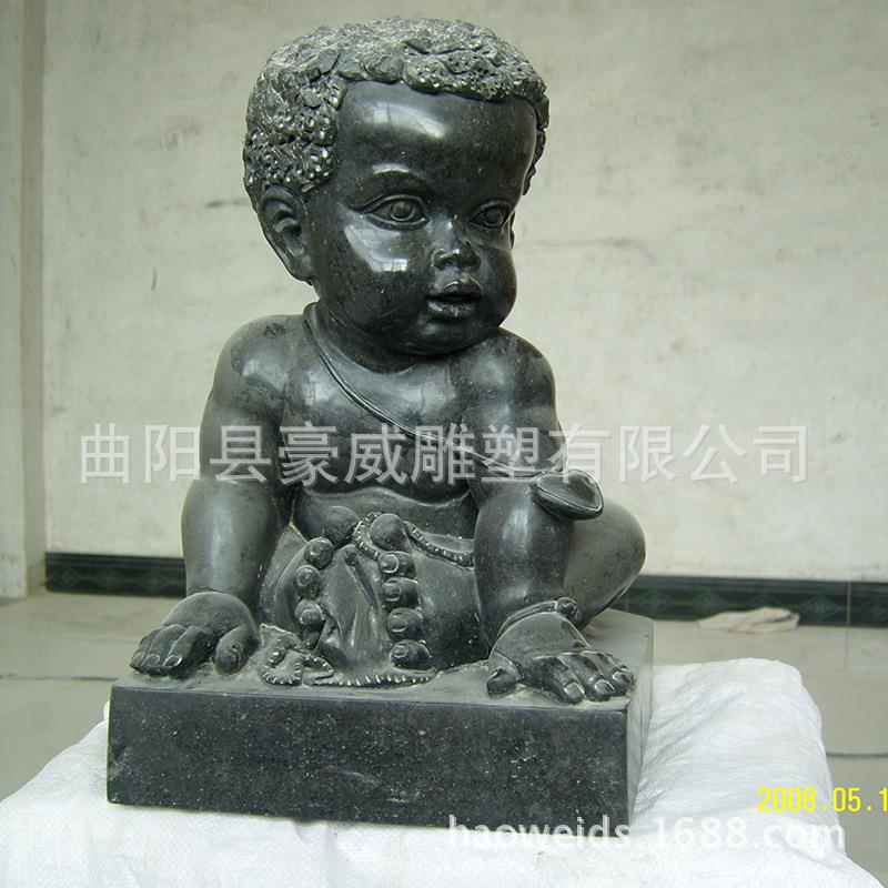 供应大理石雕刻石雕欧式西方人物雕塑室内外观赏摆件青石娃娃现货