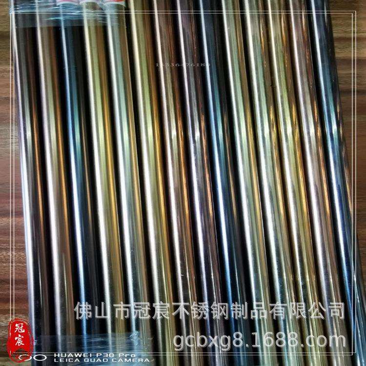 不锈钢黑钛管 不锈钢仿铜管 304不锈钢木纹管
