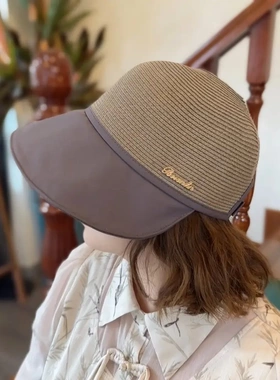 【下单立减50】夏季帽子防晒遮阳帽女士鸭舌帽新款时尚洋气太阳帽