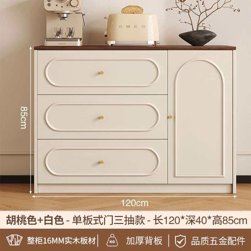 实木餐边柜家居客厅靠墙大容量进门茶水玄关一体厨房收纳储物柜