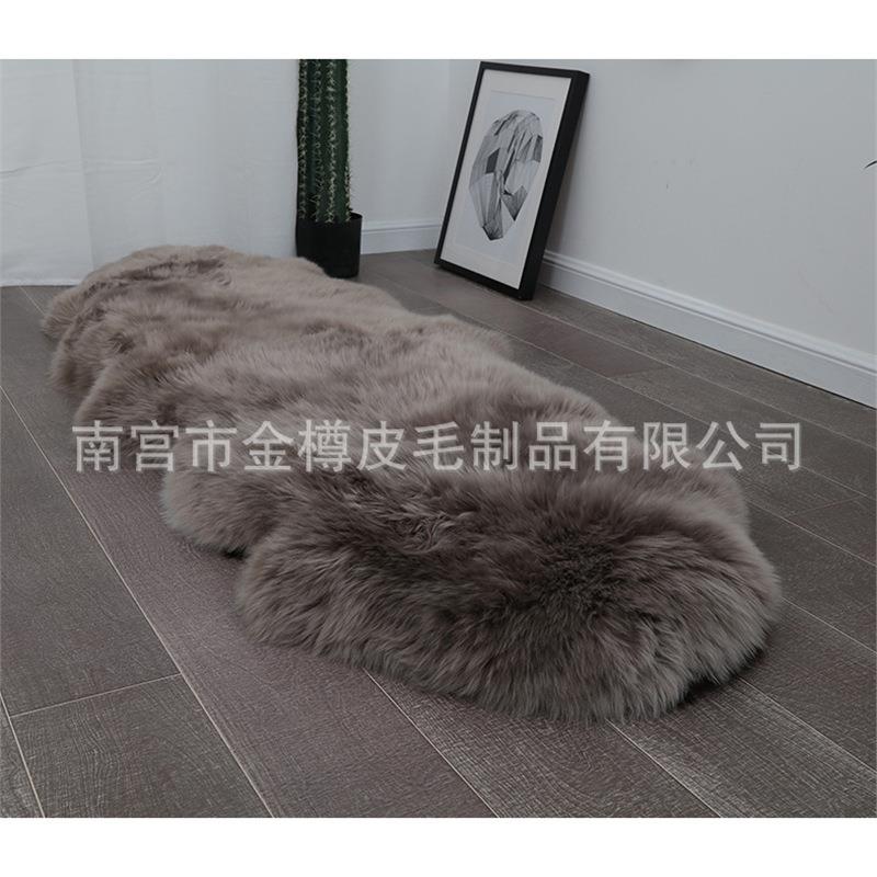 秋冬沙发地毯地垫 整张羊毛坐垫飘窗垫 家用宝宝玩耍防寒防滑毛毯
