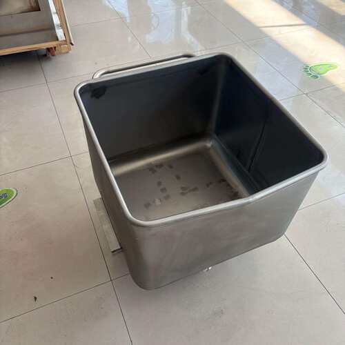腌制猪肉圆角小料车 猪用养殖场运输车 不锈钢小推车 食品厂清洗