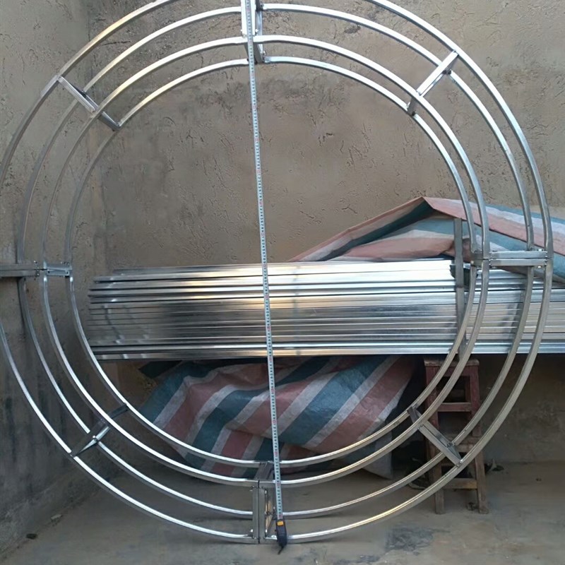 新款圆形婚庆道具拱门架子加厚绗架花门架子铁艺圆架子双层桁架