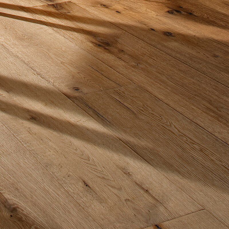 韵质信原木三层实木地板地暖锁扣环保卧室地板橡木地板厂家只想问