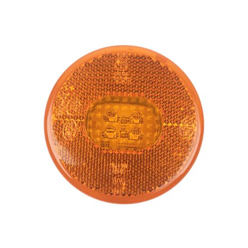 适用解放J6P挡泥板边灯JH6J7悍V龙V2.0圆形LED标志灯支架原厂配件