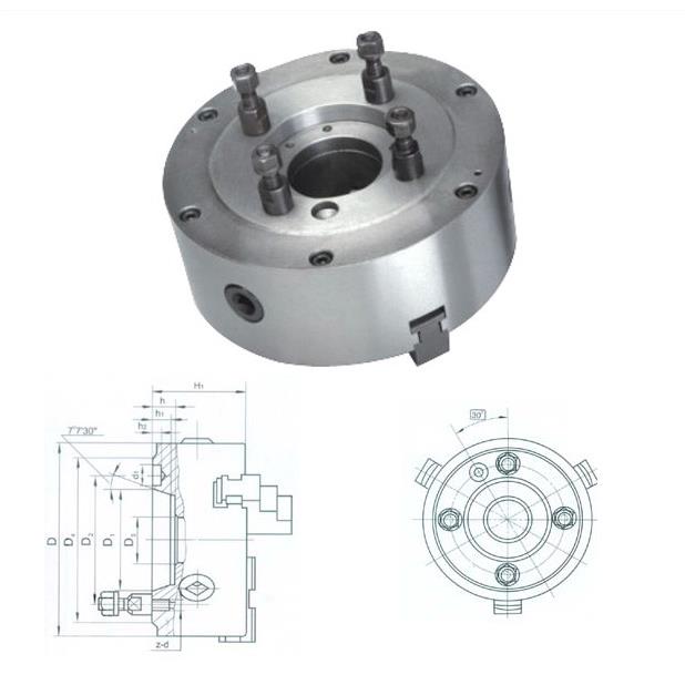 K11三爪自定心卡盘 K11 250 C6短锥卡盘