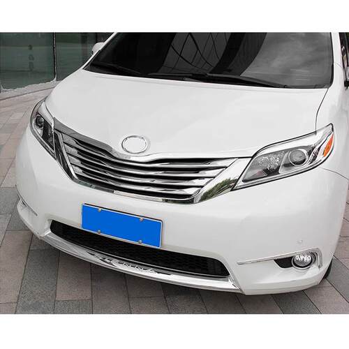 专用于2011-2015款塞纳中网饰条TOYOTA SIENNA前格栅饰条