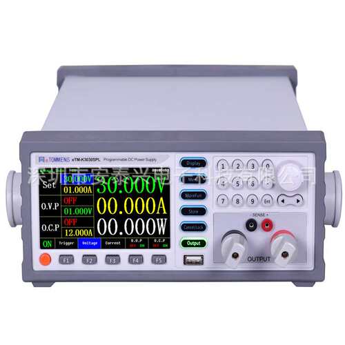 同门eTM-K3010SPL五位显示彩屏600W0-30V 0-10A开关电源 程控电源