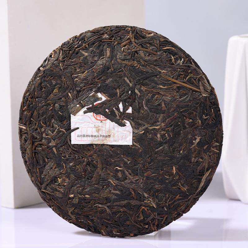 云南七子饼茶2023年山竹普洱生茶饼200g小饼勐海源产地直销