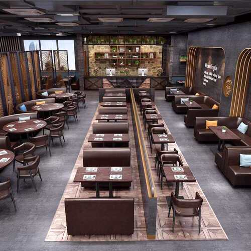 工业风复古咖啡店餐厅酒吧卡座沙发奶茶甜品店民宿清吧桌椅组合