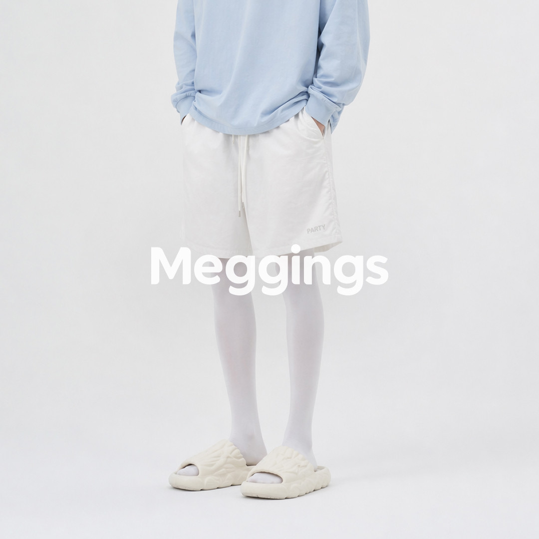 meggings80D无缝天鹅绒连裤袜|360无缝裆高腰打底裤帅气男士裤袜