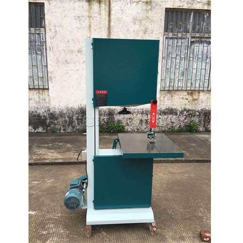 小型家具木工带锯机 自动圆木四方木开料锯 台式细木工带锯设备