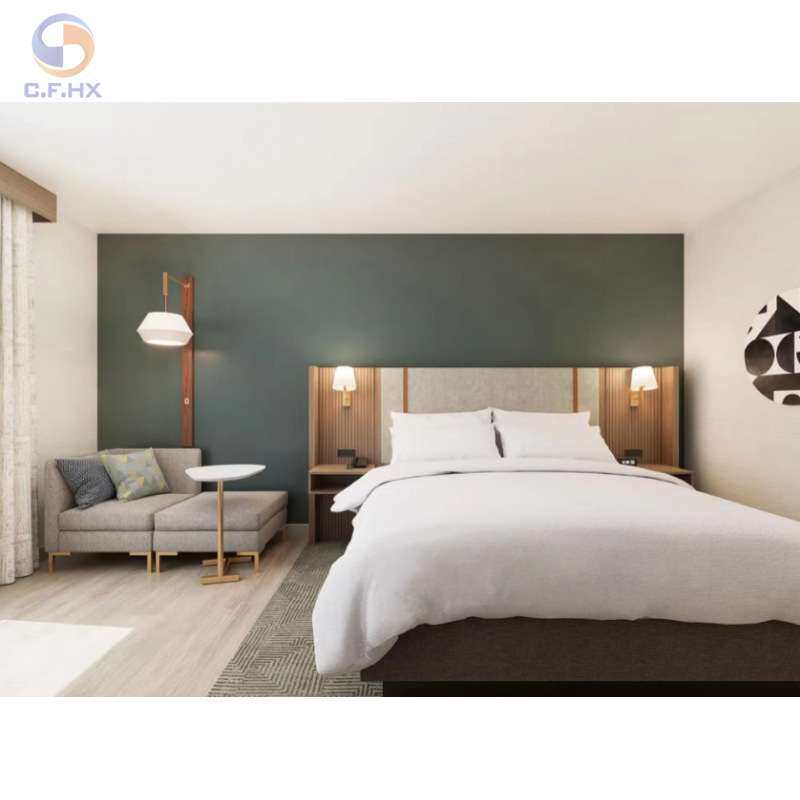 Holiday inn H5 假日5星级现代酒店客房套间家具HPL防火板家具