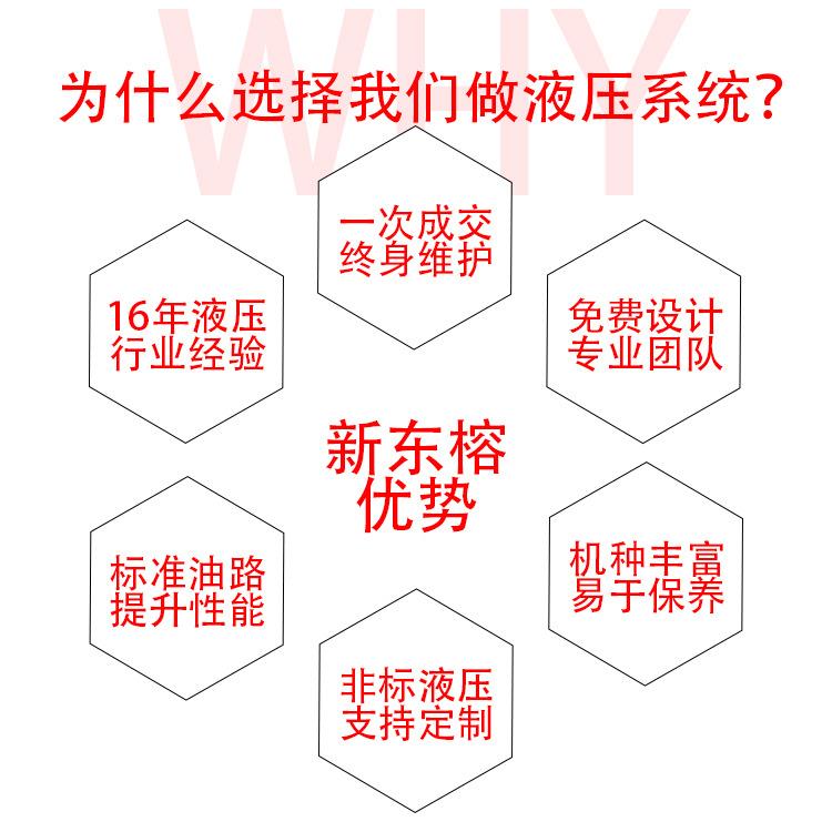 PLC无线控制液压系统 0.75KW伺服液压站机械工程制定液压动力泵站