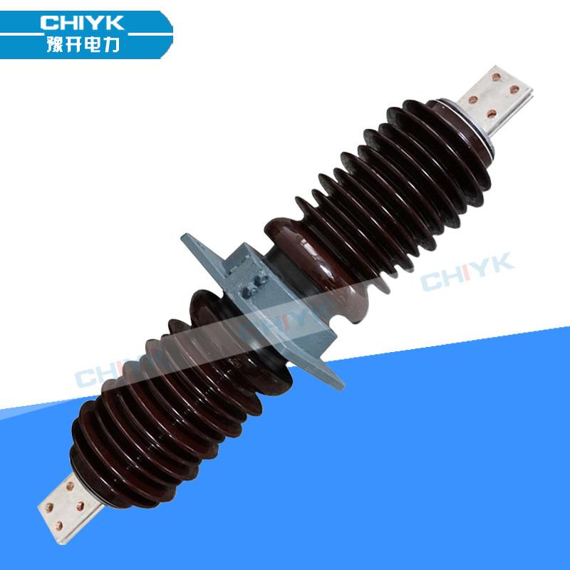 户外高压穿墙套管CWB-10铜排绝缘瓷套管厂家直销10kV陶瓷穿墙套管