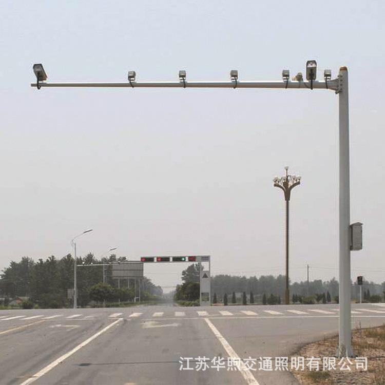 6.5米道路监控杆 八角杆厂家自产自销 热镀锌喷塑处理 Q235钢